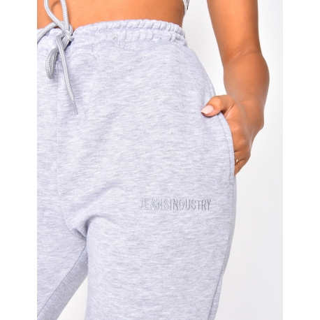 Jeans Industry Quilted Jogging Bottoms
