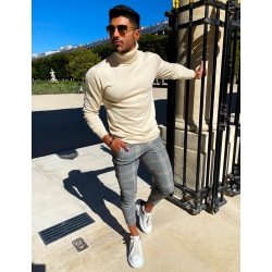 Veste en jean col roulé online