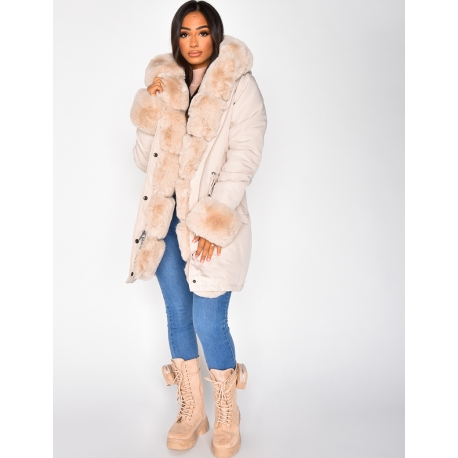 Parka à fourrure