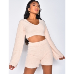 Ensemble tout doux pull court et short Ensemble tout doux pull court et short