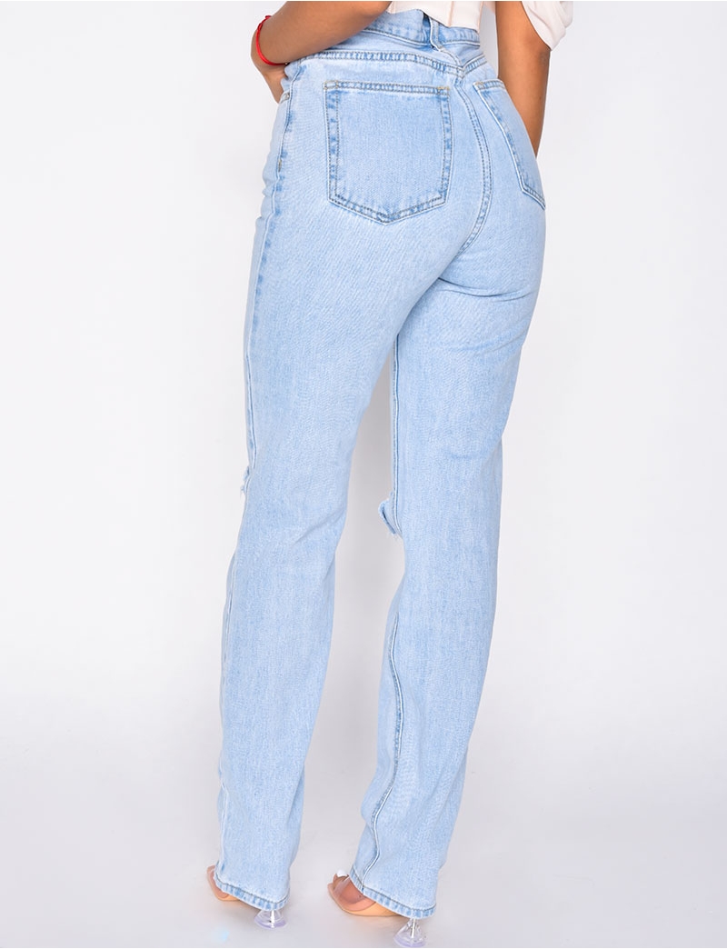 Jeans Industry Pantalon Jean Taille Haute Taille Pantalon Femme