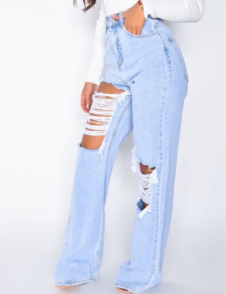 Extreme high waist jeans outlet