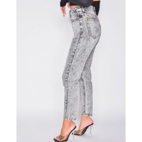 Jeans coupe droite destroy Jeans coupe droite destroy