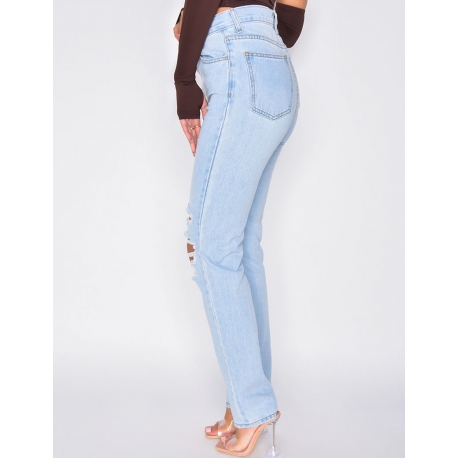 Jeans straight destroy Jeans straight destroy