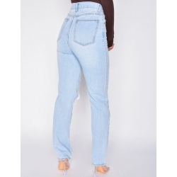 Jeans straight destroy Jeans straight destroy