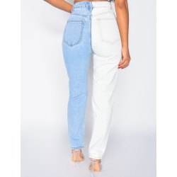 Jeans bi-color destroy Jeans bi-color destroy