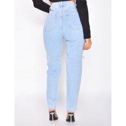 Jeans taille haute destroy Jeans taille haute destroy