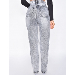 Jeans coupe droite destroy Jeans coupe droite destroy