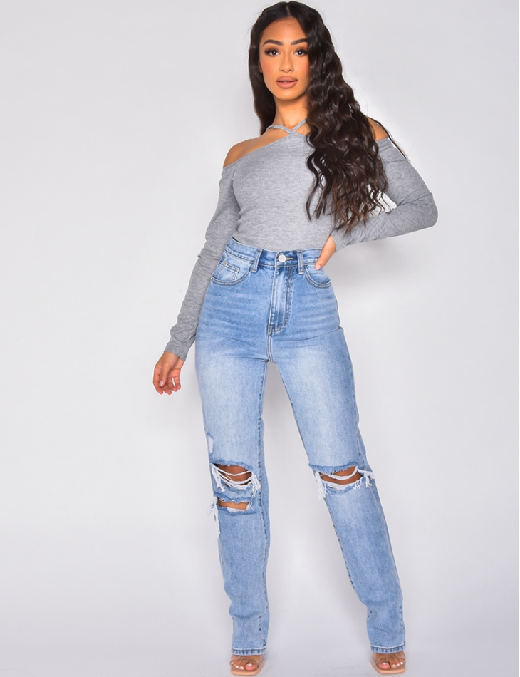 Jans coupe droite destroy