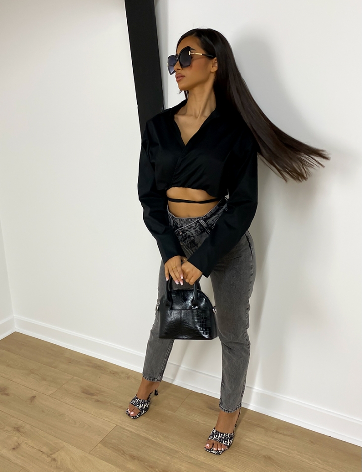 Jeans braguette à boutons