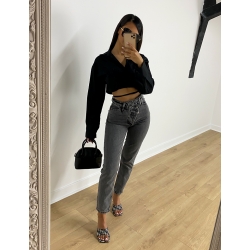 Jeans braguette à boutons