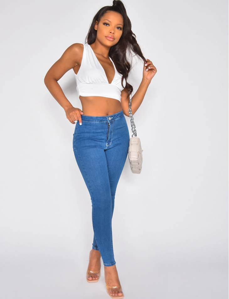 Decollete jeans deals