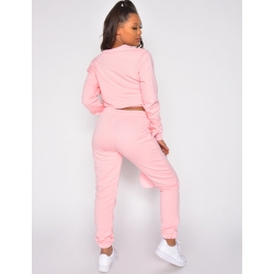 Ensemble sweat et jogging FEELINGS motif yeux