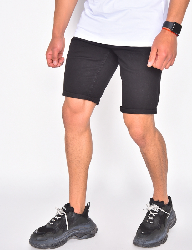 Short en jeans