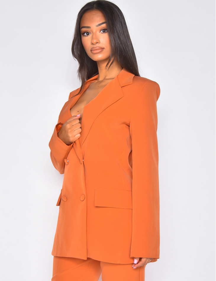 Boyfriend blazer with epaulettes