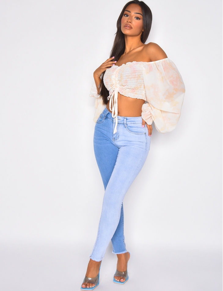 Jeans slim bi-color Jeans slim bi-color