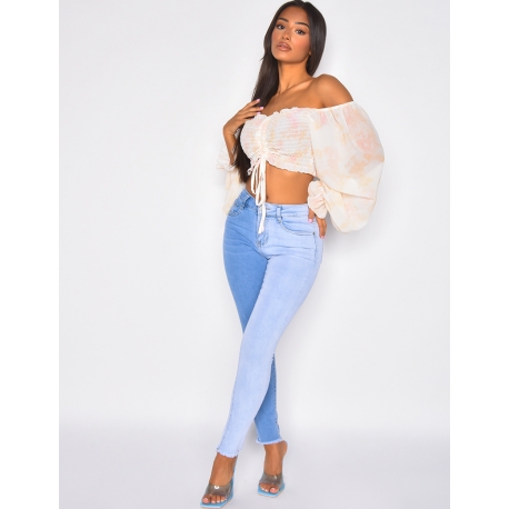 Jeans slim bi-color Jeans slim bi-color