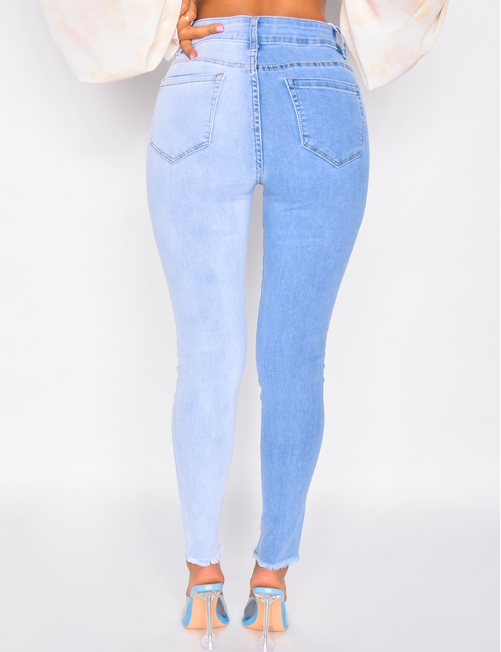 Jeans slim bi-color Jeans slim bi-color