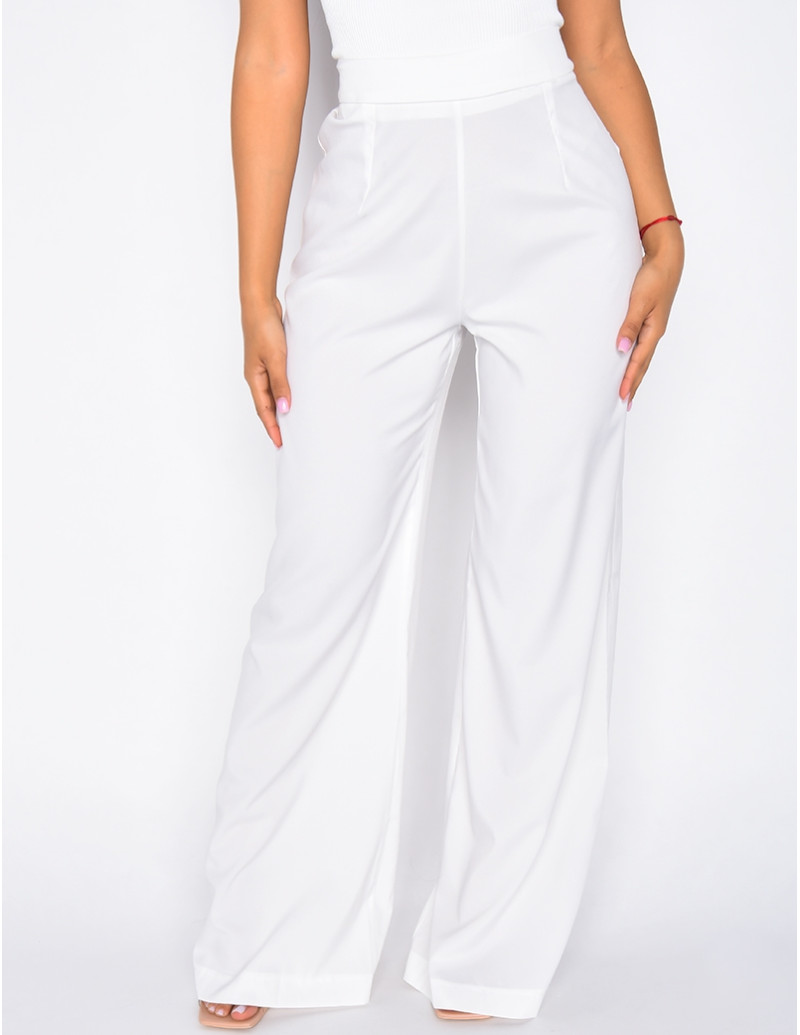 Pantalon large fluide patte d'eph