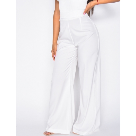 Pantalon large fluide patte d'eph