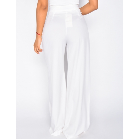 Pantalon large fluide patte d'eph