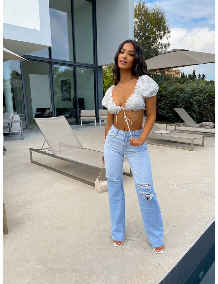 Jeans destroy dégradé Jeans destroy dégradé