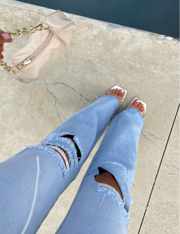 Jeans destroy dégradé Jeans destroy dégradé