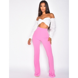 Pantalon de tailleur taille haute Pantalon de tailleur taille haute