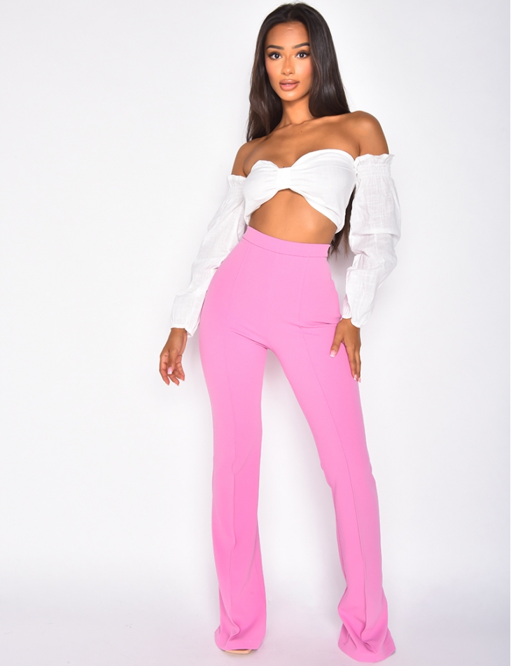 Pantalon de tailleur taille haute Pantalon de tailleur taille haute