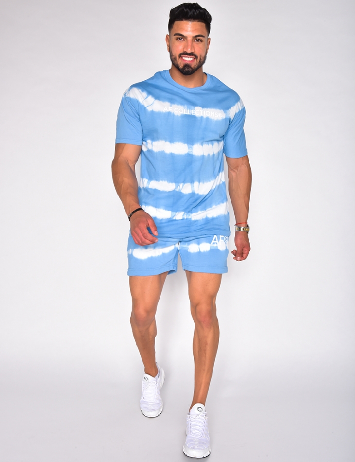 Ensemble t-shirt et short tie and dye "AF Collection" Ensemble t-shirt et short tie and dye "AF Collection"