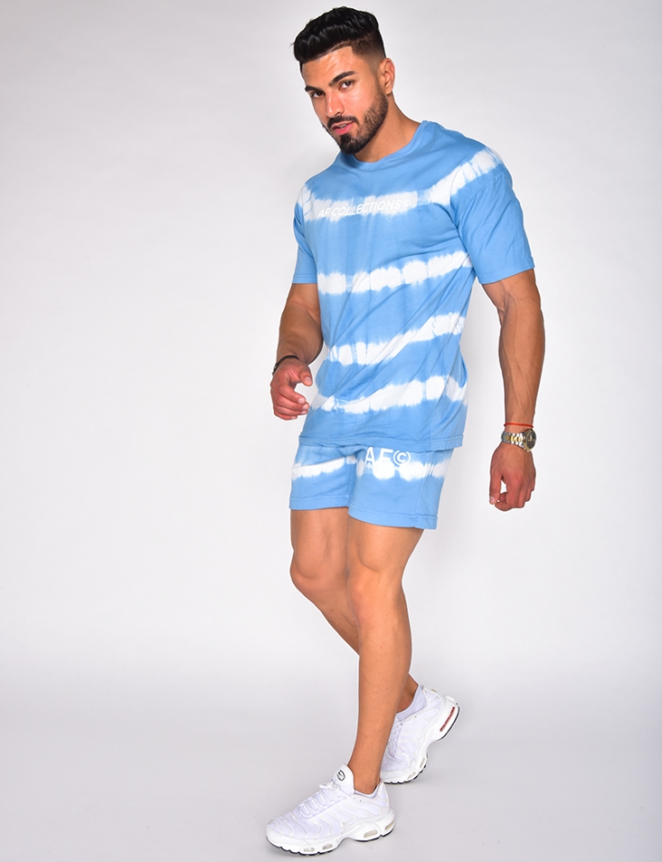 Ensemble t-shirt et short tie and dye "AF Collection" Ensemble t-shirt et short tie and dye "AF Collection"