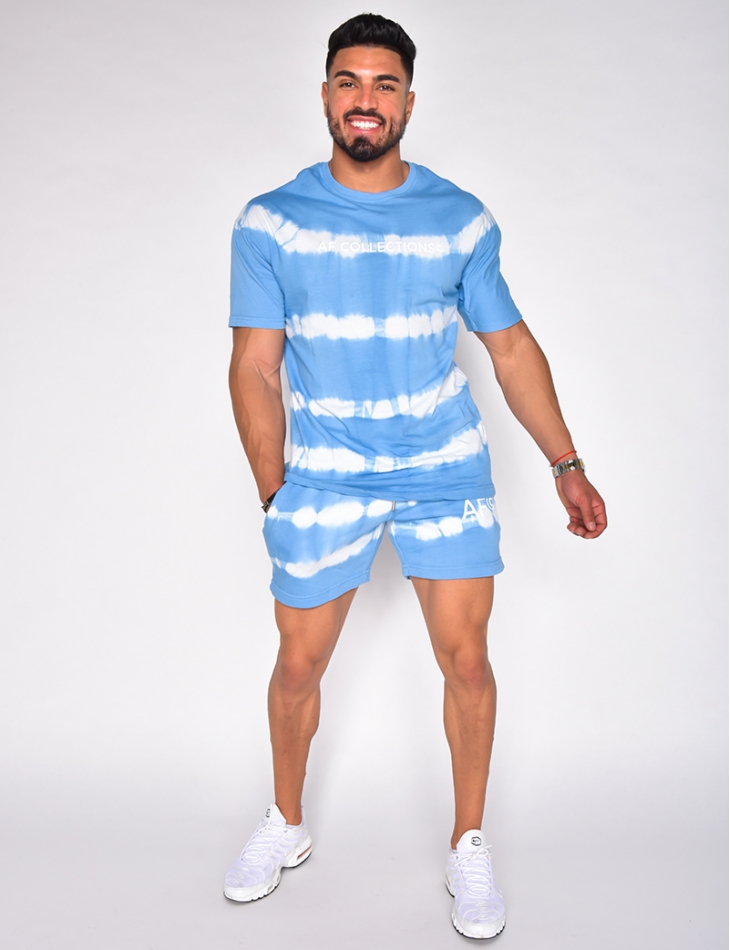 Ensemble t-shirt et short tie and dye "AF Collection" Ensemble t-shirt et short tie and dye "AF Collection"
