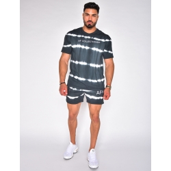Ensemble t-shirt et short tie and dye "AF Collection" Ensemble t-shirt et short tie and dye "AF Collection"