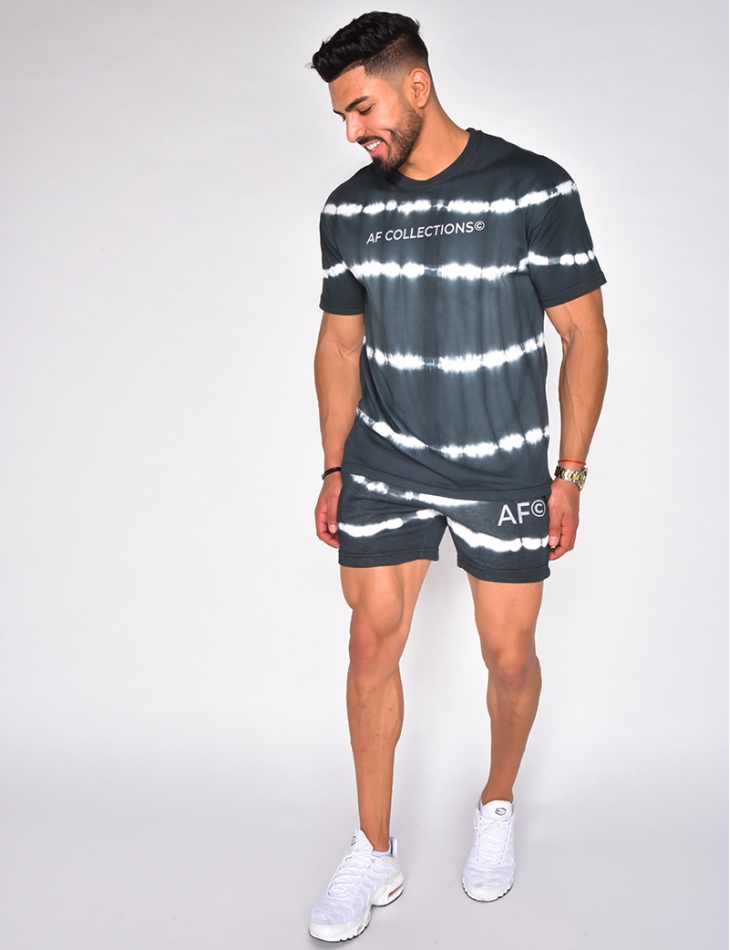 Ensemble t-shirt et short tie and dye "AF Collection" Ensemble t-shirt et short tie and dye "AF Collection"