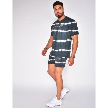 Ensemble t-shirt et short tie and dye "AF Collection" Ensemble t-shirt et short tie and dye "AF Collection"
