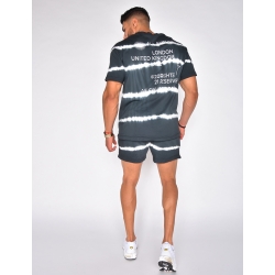 Ensemble t-shirt et short tie and dye "AF Collection" Ensemble t-shirt et short tie and dye "AF Collection"