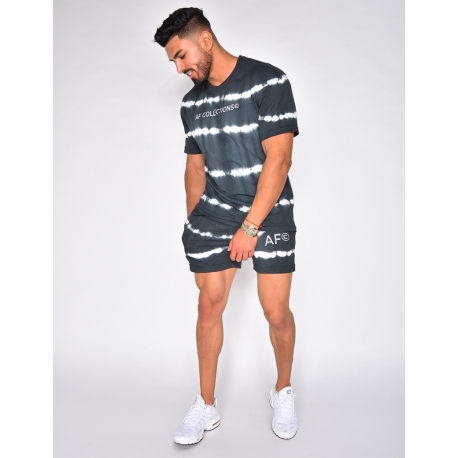 Ensemble t-shirt et short tie and dye "AF Collection" Ensemble t-shirt et short tie and dye "AF Collection"