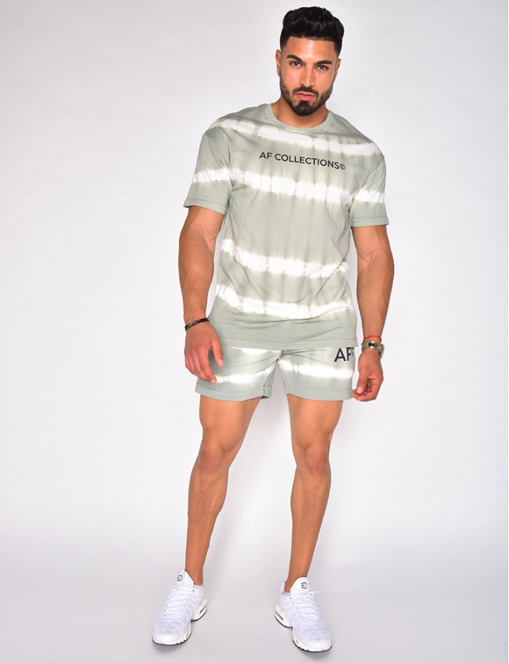 Ensemble t-shirt et short tie and dye "AF Collection" Ensemble t-shirt et short tie and dye "AF Collection"