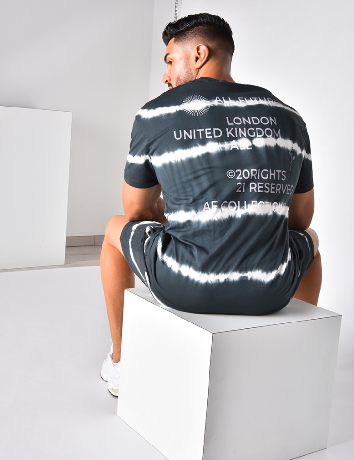 Ensemble t-shirt et short tie and dye "AF Collection" Ensemble t-shirt et short tie and dye "AF Collection"