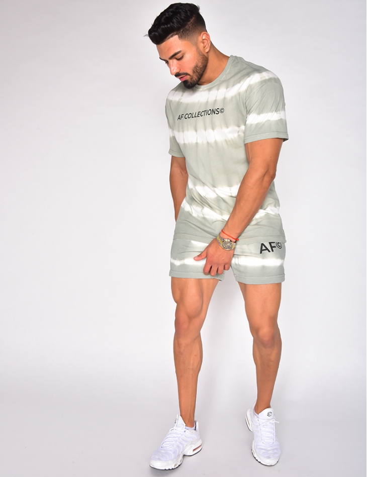 Ensemble t-shirt et short tie and dye "AF Collection" Ensemble t-shirt et short tie and dye "AF Collection"