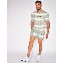 Ensemble t-shirt et short tie and dye "AF Collection" Ensemble t-shirt et short tie and dye "AF Collection"