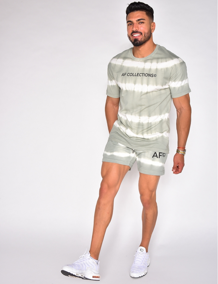 Ensemble t-shirt et short tie and dye "AF Collection" Ensemble t-shirt et short tie and dye "AF Collection"
