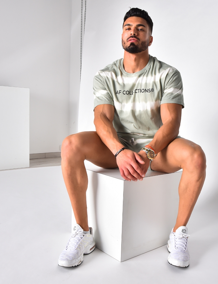 Ensemble t-shirt et short tie and dye "AF Collection" Ensemble t-shirt et short tie and dye "AF Collection"