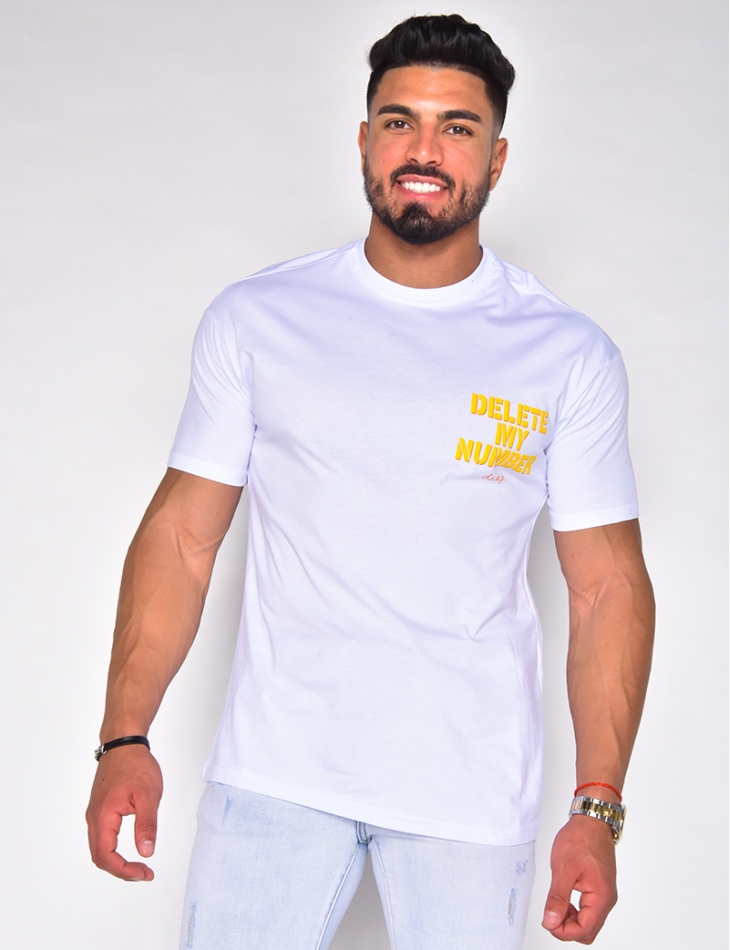 T-shirt "Delete my number"