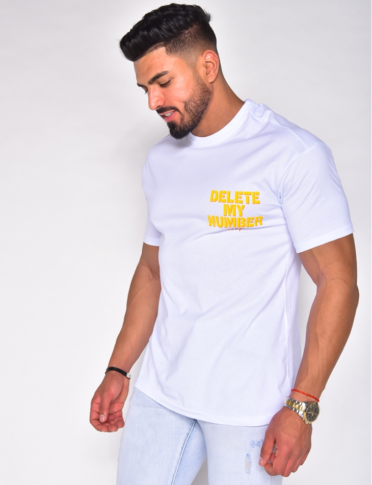 T-shirt "Delete my number"
