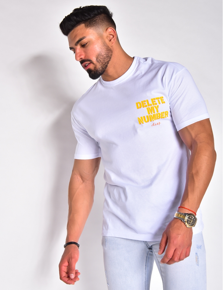 T-shirt "Delete my number"