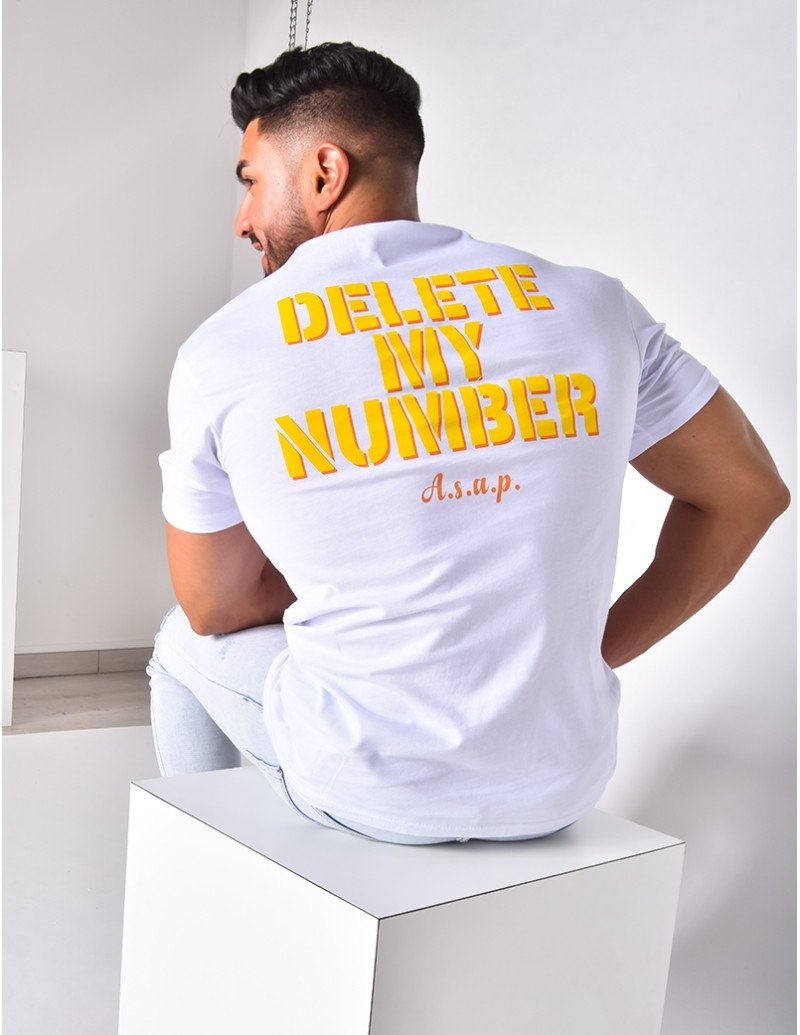 T-shirt "Delete my number"