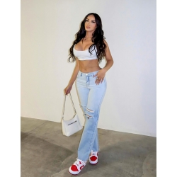 Jeans destroy dégradé Jeans destroy dégradé