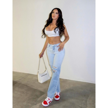 Jeans destroy dégradé Jeans destroy dégradé