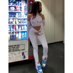 Jeans avec fente aux chevilles Jeans avec fente aux chevilles
